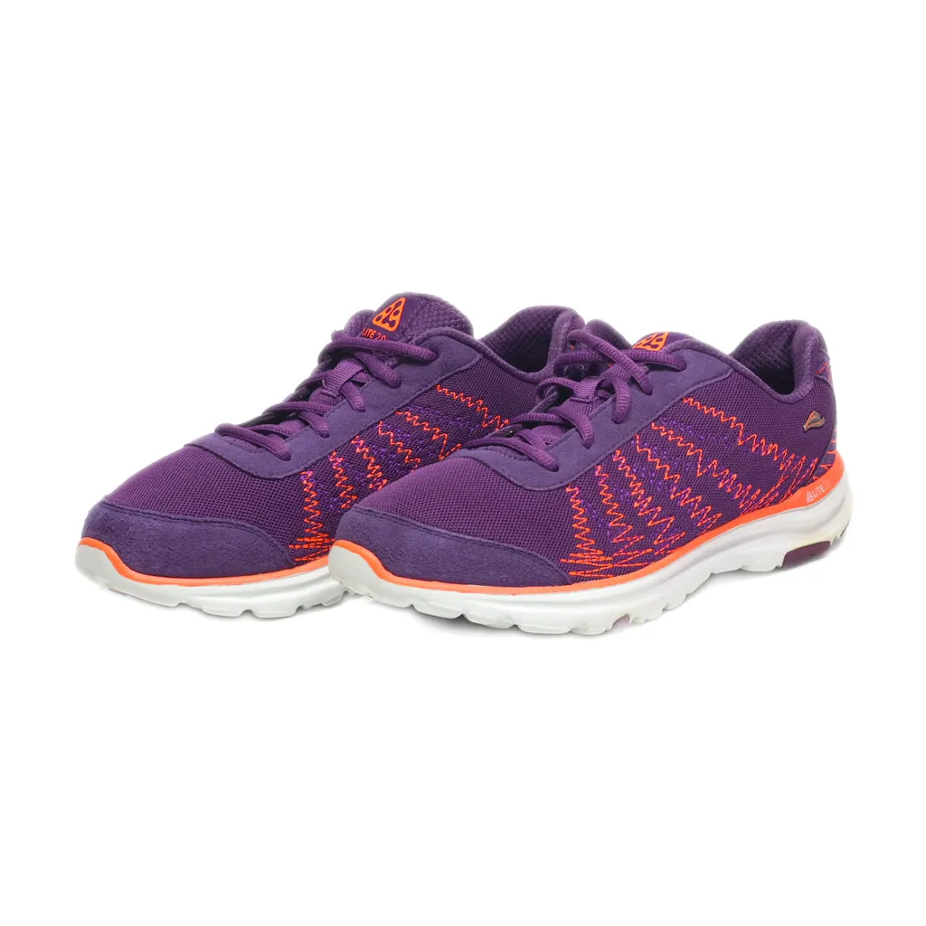 Abeo Sizzle Sport Shoes Leather Purple Colour For Women