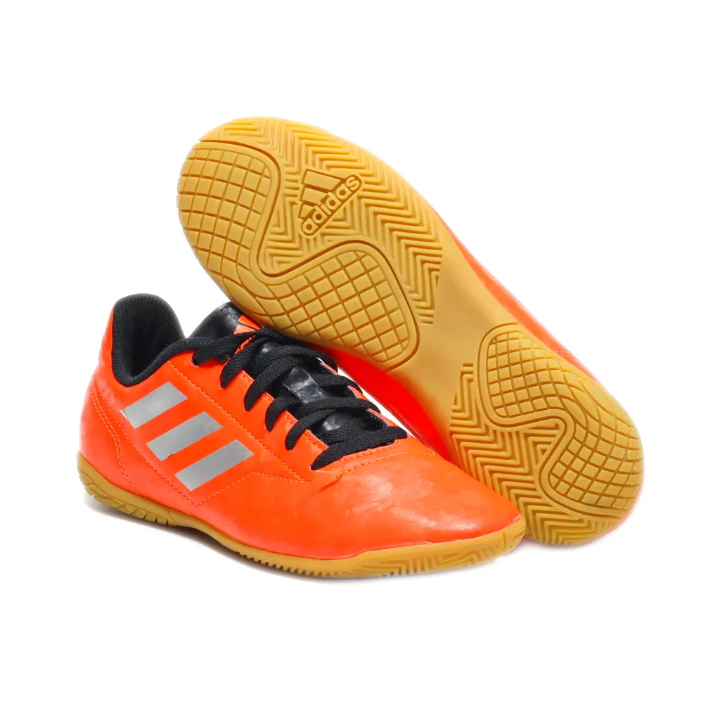 Adidas Conquisto Ii Sport Shoes Leather Orange Colour For Kids