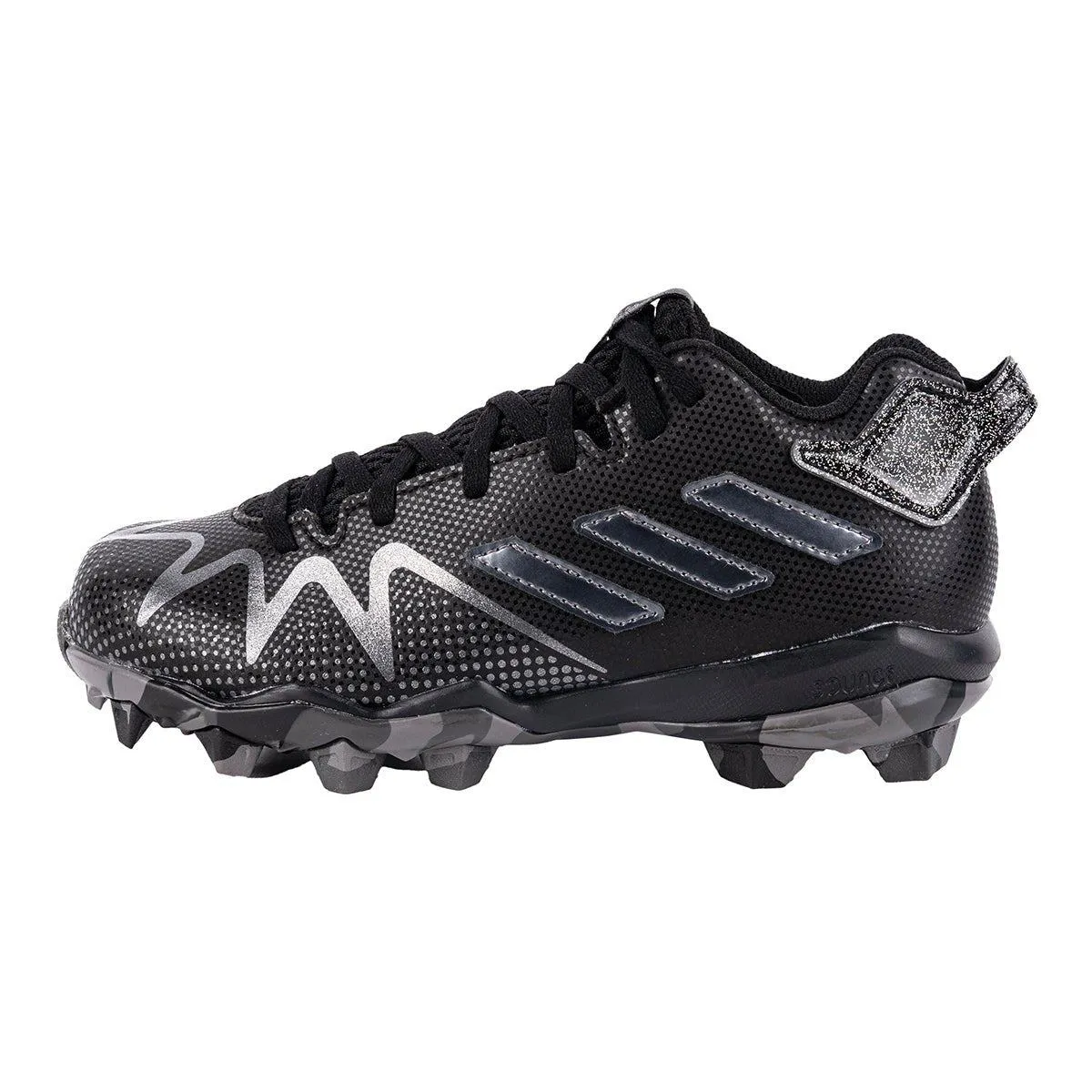 Adidas Freak Spark Football Sport Shoes Coated Fabric Black Colour For Kids