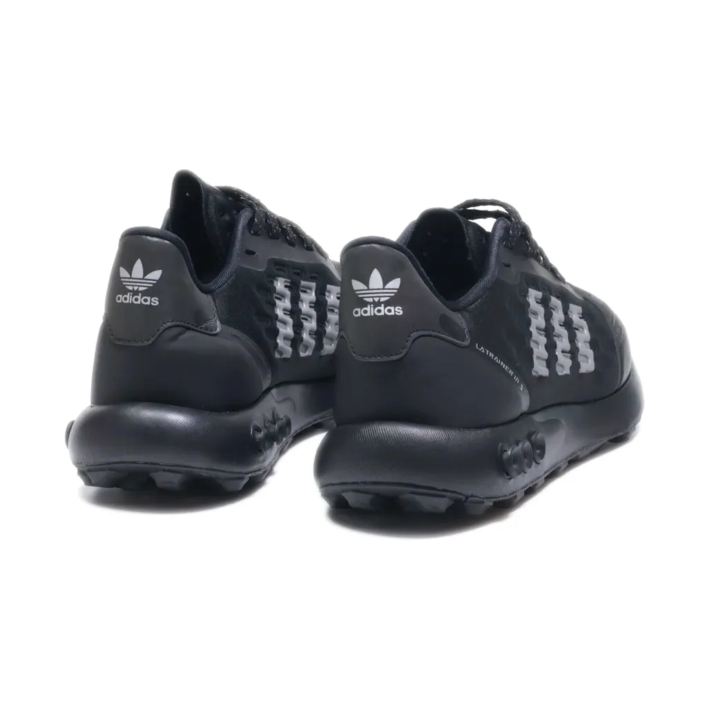 Adidas La Trainer Sport Shoes Leather Black Colour For Women