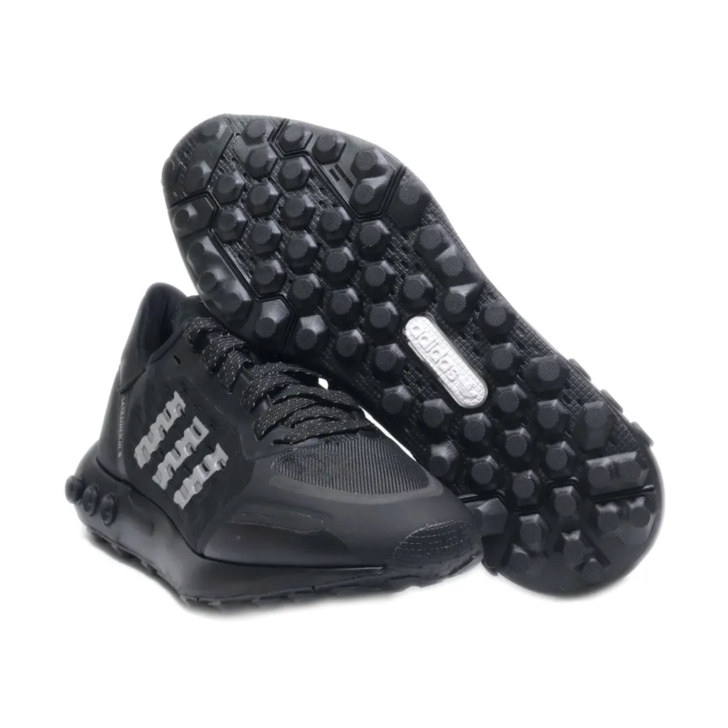 Adidas La Trainer Sport Shoes Leather Black Colour For Women