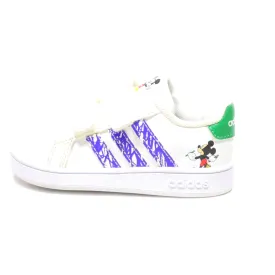 Adidas Mickey Walkers Leather White Colour For Kids