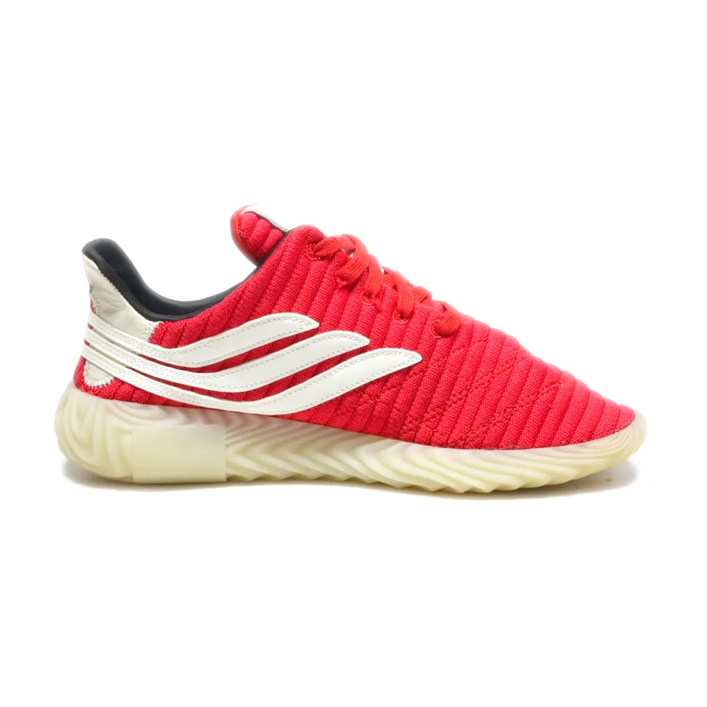 Adidas Sobakov Sport Shoes Fabric Red Colour For Men