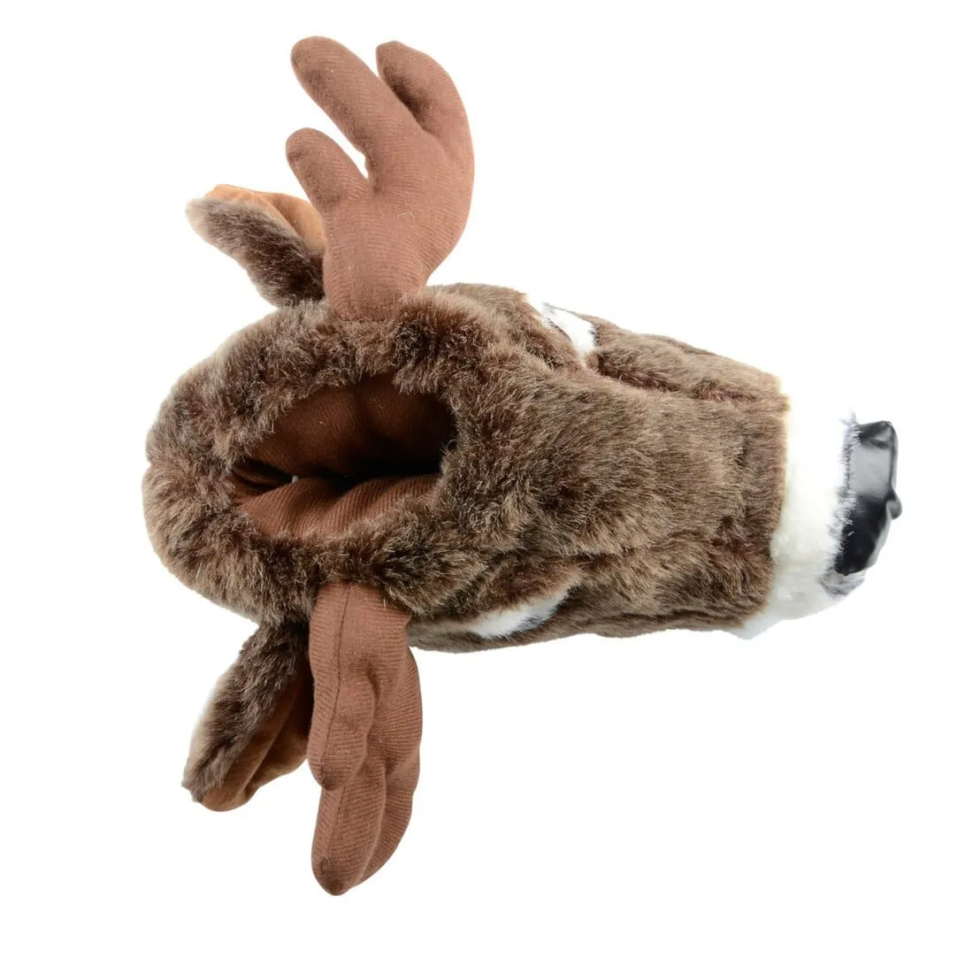 Adults Novelty 3D Antler Reindeer Christmas Slippers