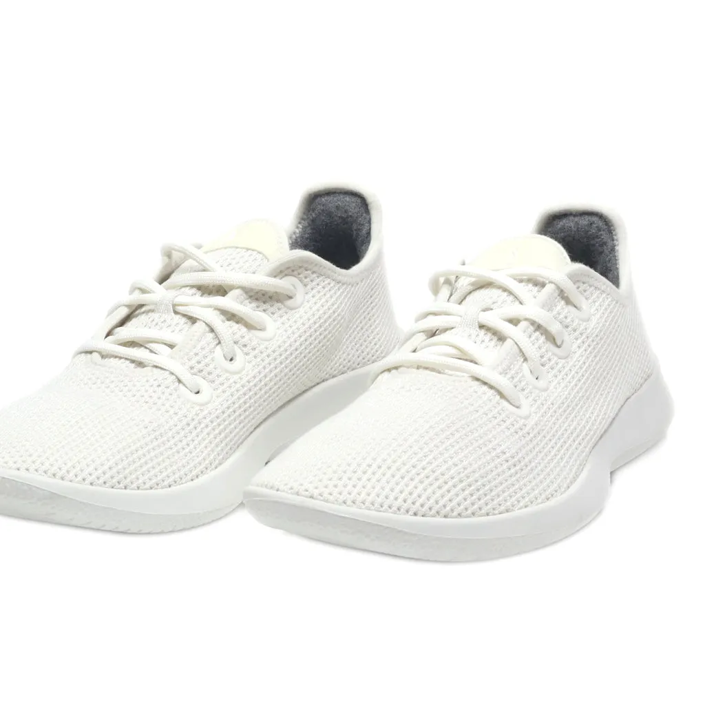 Allbirds Tree Runner Low-Top Sneakers Wool White Colour For Men