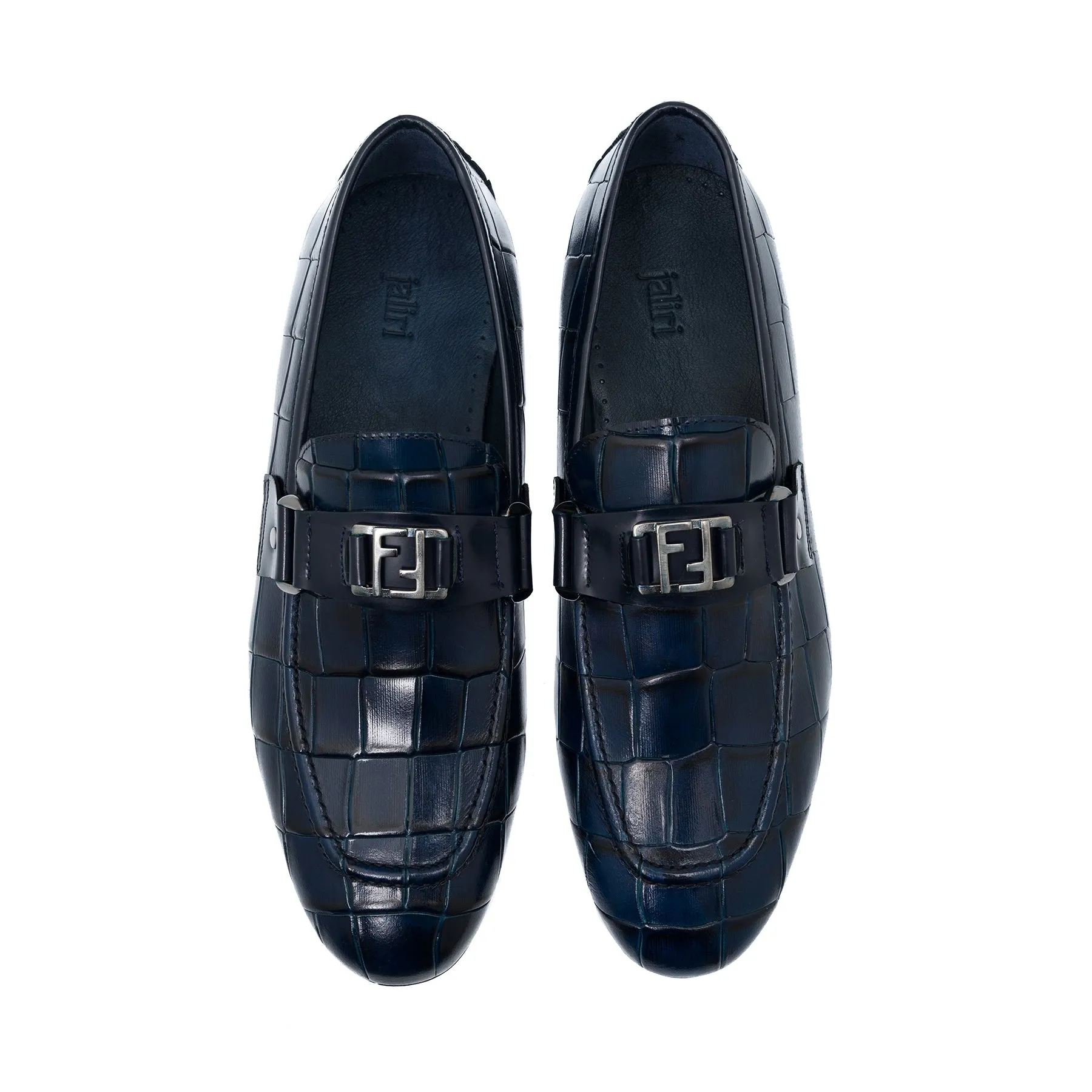 Anaconda Navy Blue Loafer