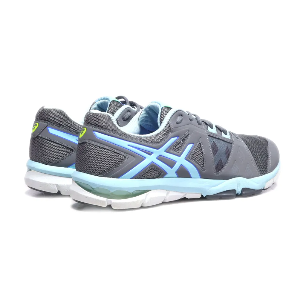 Asics Training Sport Shoes Fabric Grey Colour For Men