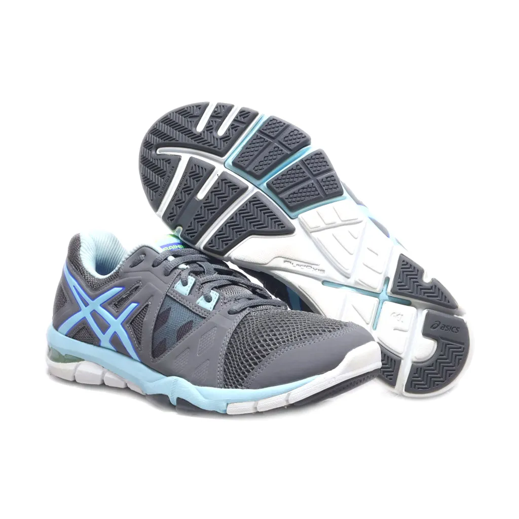 Asics Training Sport Shoes Fabric Grey Colour For Men