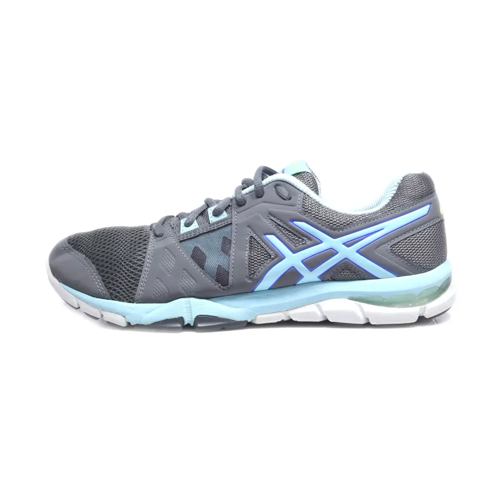 Asics Training Sport Shoes Fabric Grey Colour For Men