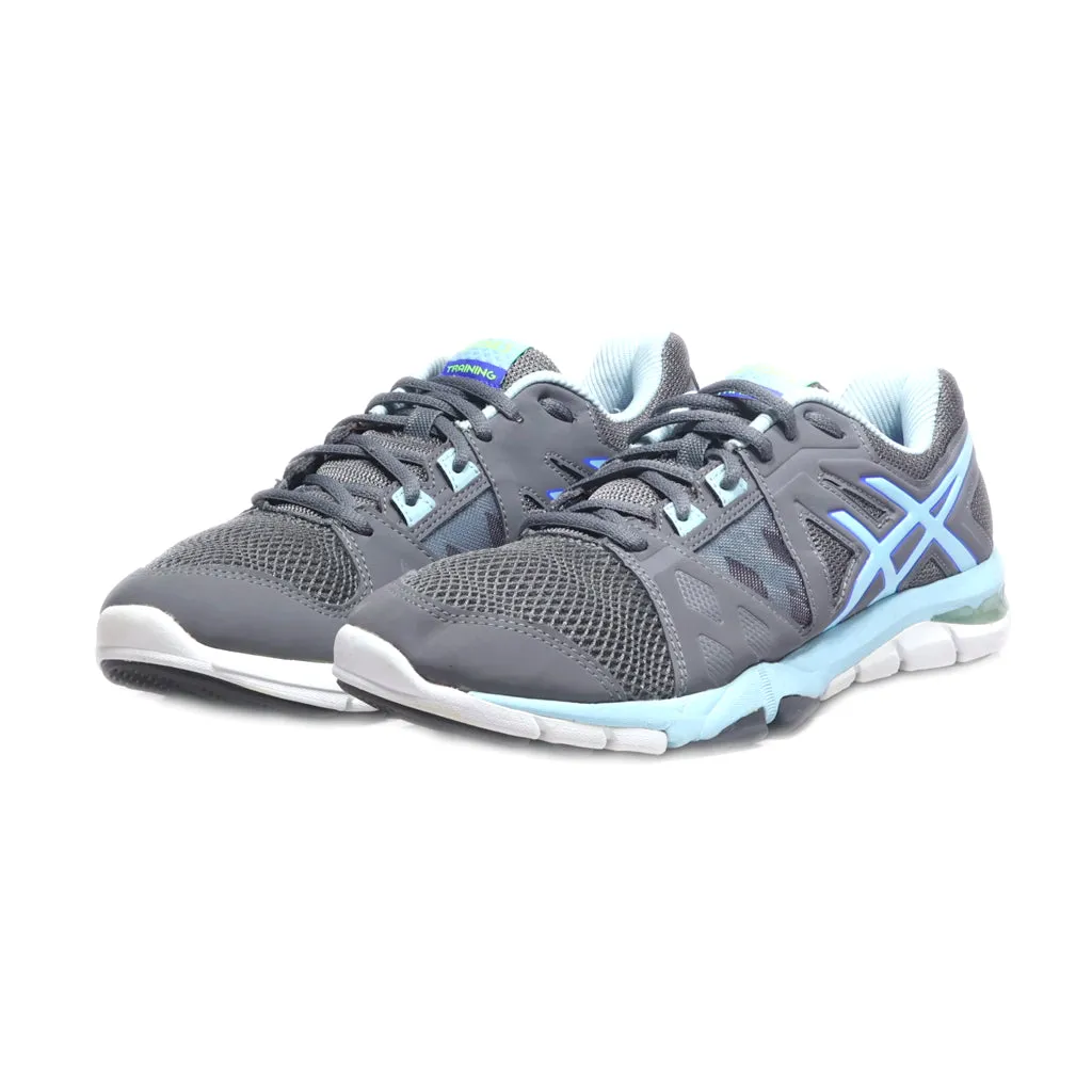 Asics Training Sport Shoes Fabric Grey Colour For Men