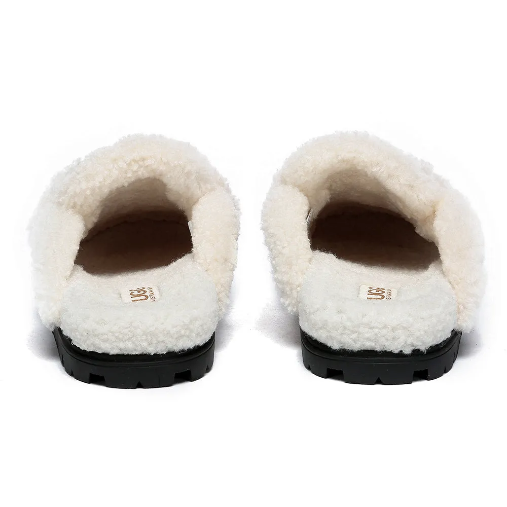 AUSTRALIAN SHEPHERD UGG Slippers Sheepskin Wool Shearling Lined Remi #AS2054