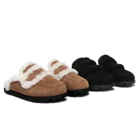 AUSTRALIAN SHEPHERD UGG Slippers Sheepskin Wool Shearling Lined Remi #AS2054