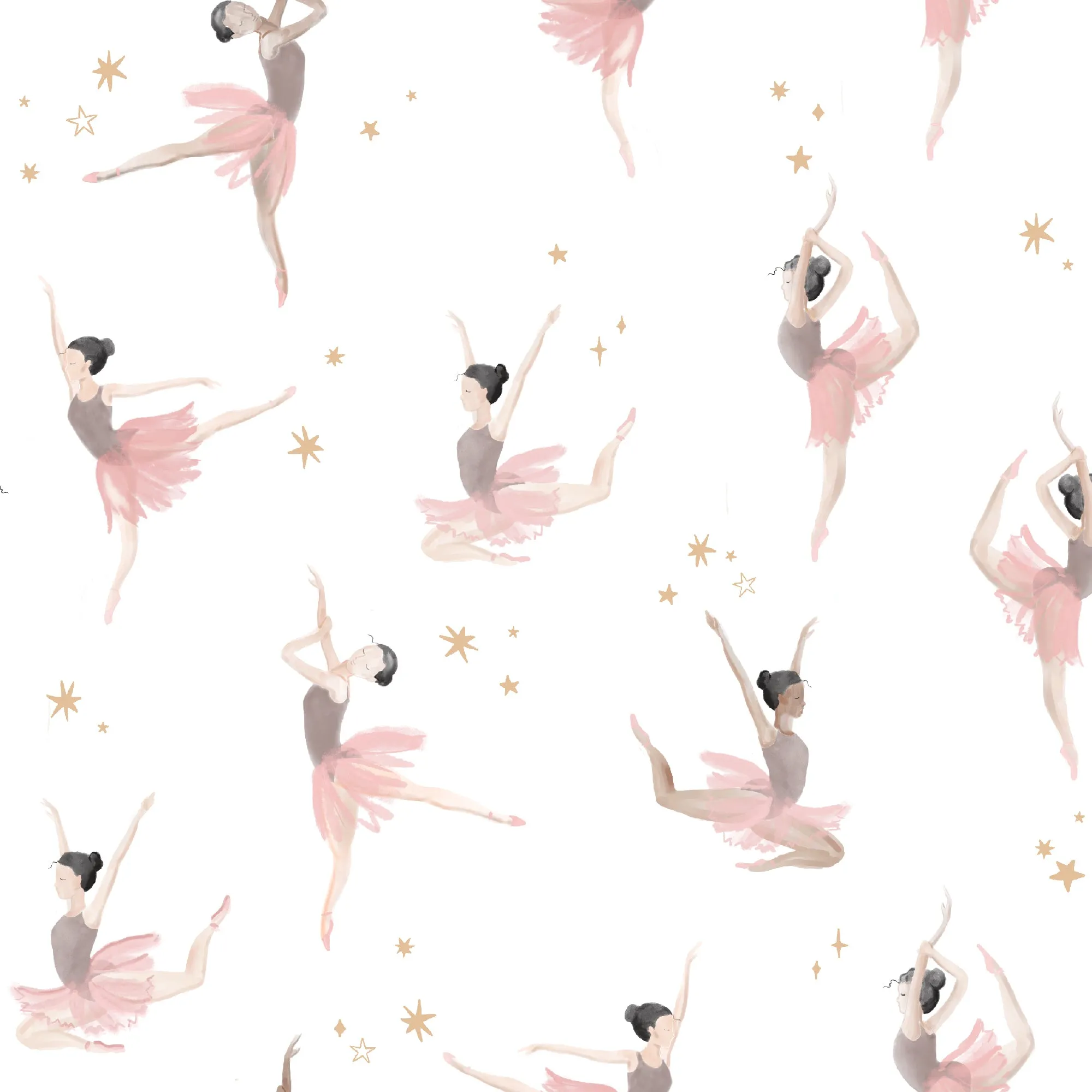 Ballerina Baby Cotton Fitted Crib Sheet