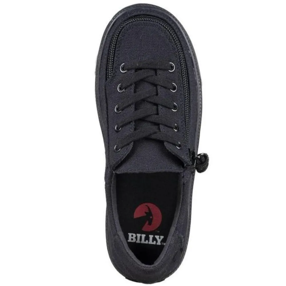 Billy Footwear (Kids) - Low Top Black Canvas shoes