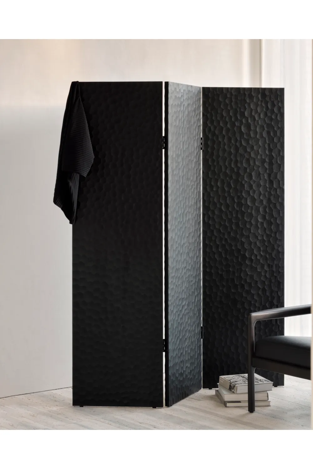 Black Mahogany Room Divider | Ethnicraft Chopped