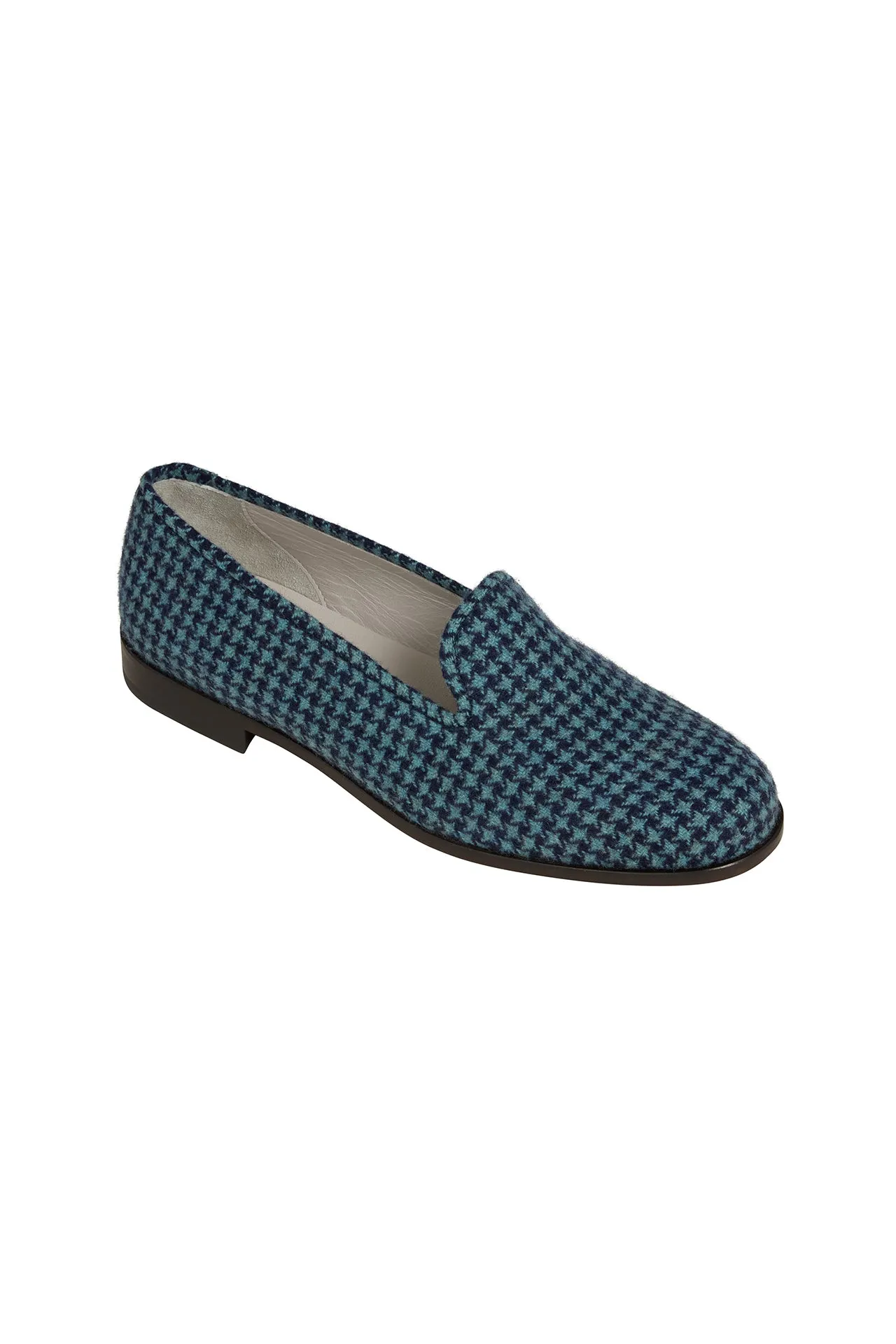 Blue Devon Four Point Star Cashmere Slippers