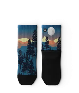 Bright Night Quarter Socks