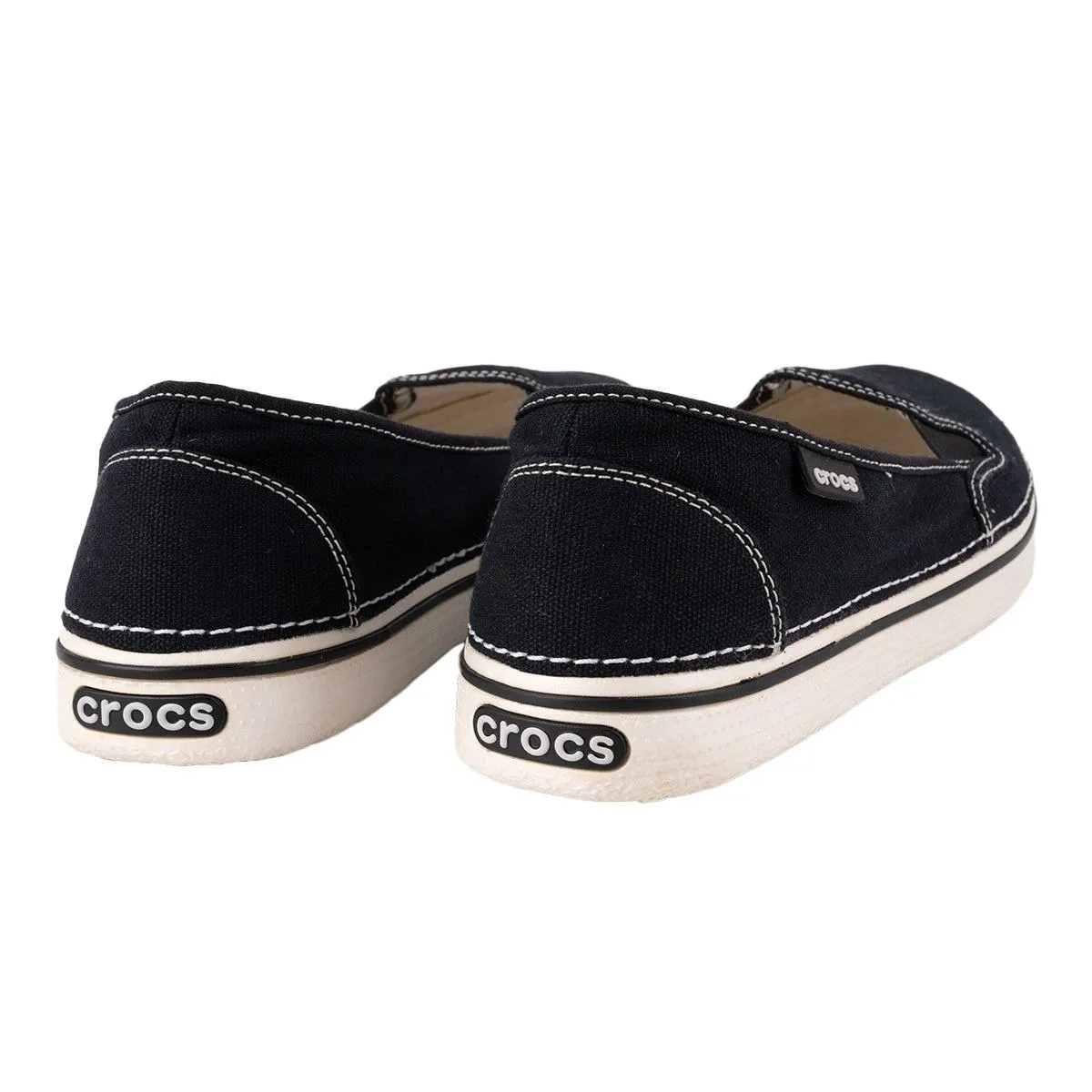 Crocs Casual Ballerinas Fabric Black Colour For Women