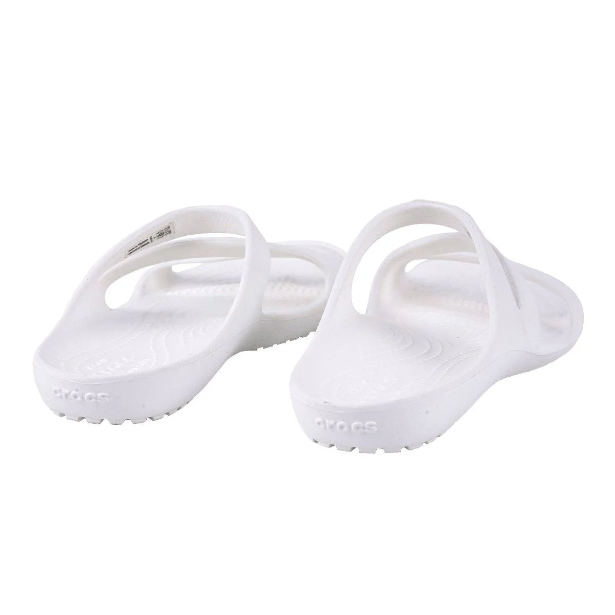 Crocs Kadee Ii Sandals Flip Flops Rubber White Colour For Women