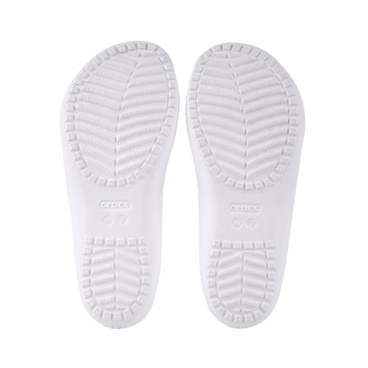 Crocs Kadee Ii Sandals Flip Flops Rubber White Colour For Women