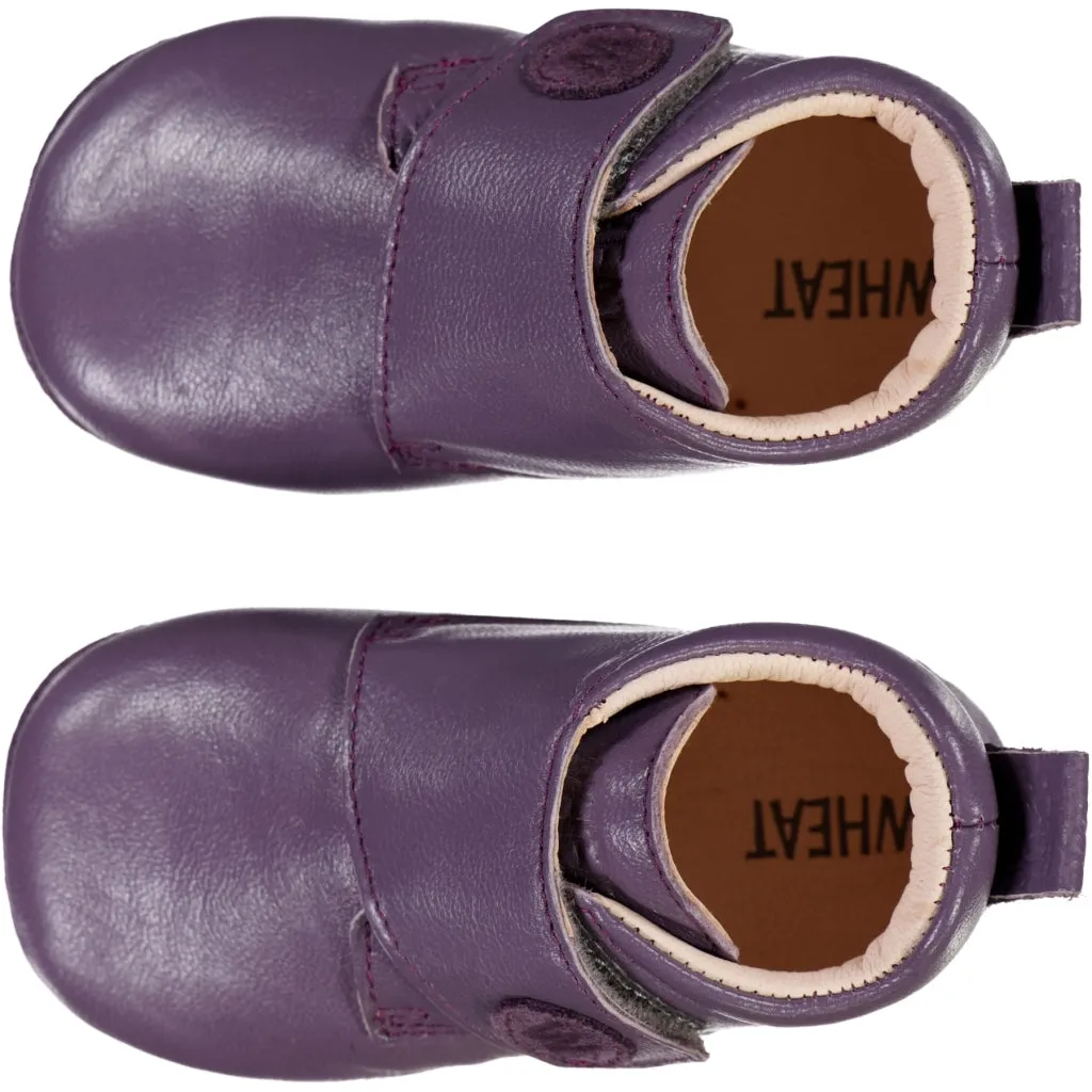 Dakota Leather Indoor Shoe - berry