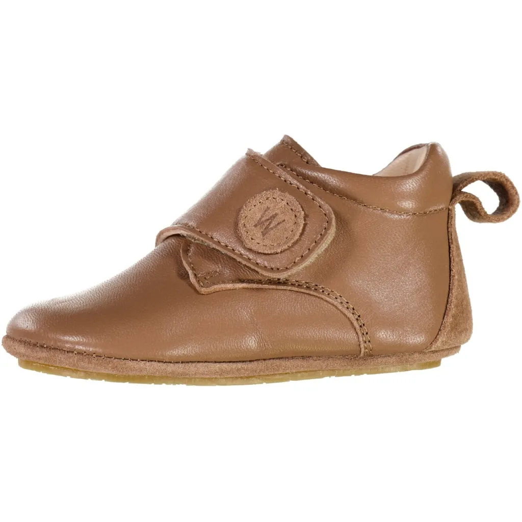 Dakota Leather Indoor Shoe - cartouche brown