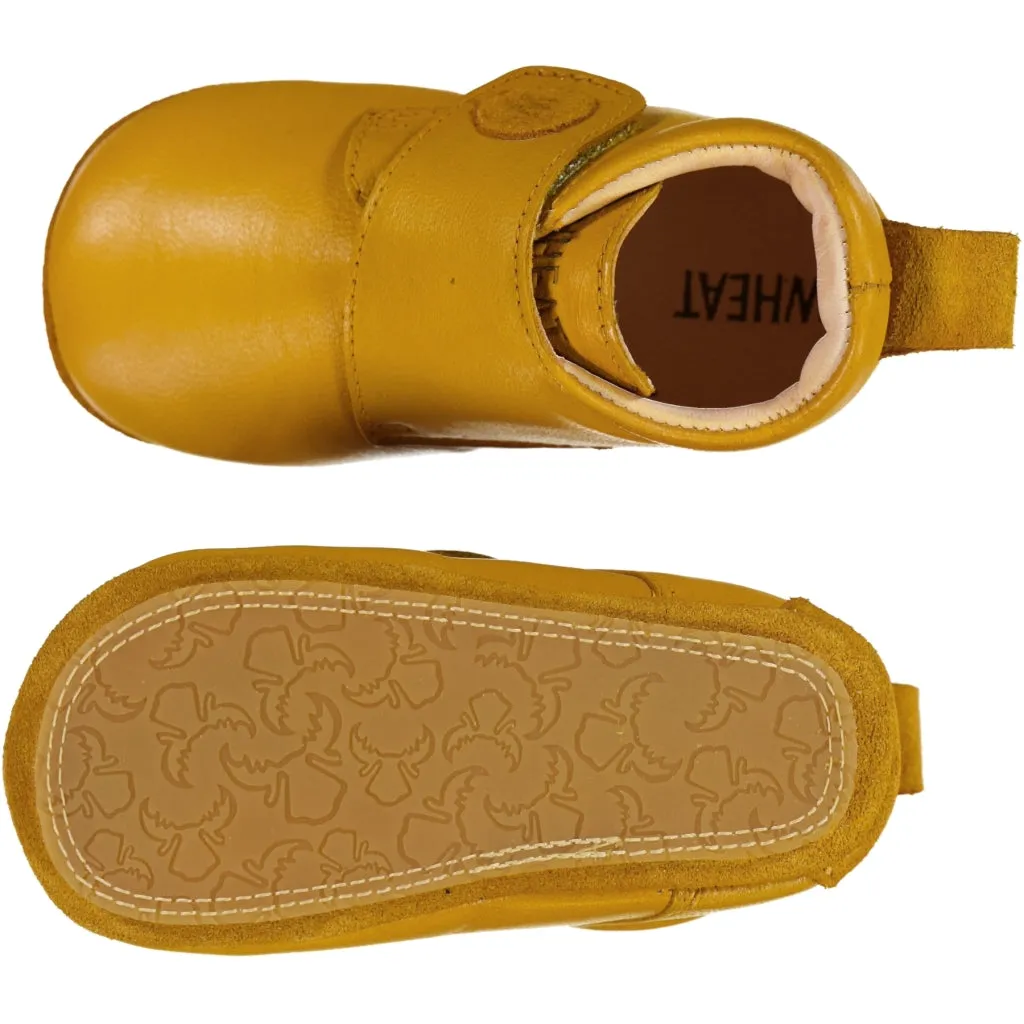 Dakota Leather Indoor Shoe - mustard