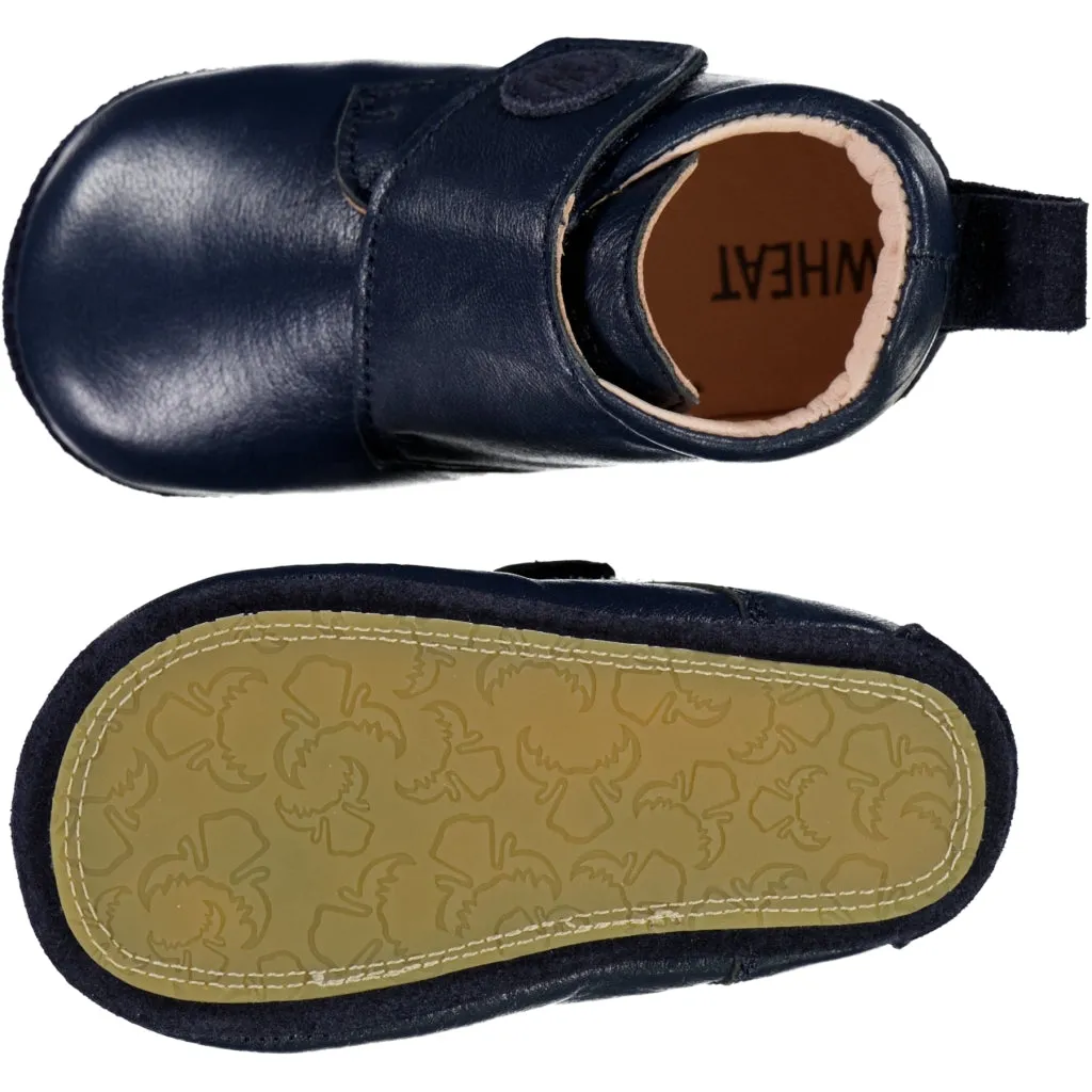 Dakota Leather Indoor Shoe - navy