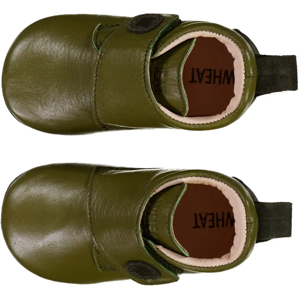 Dakota Leather Indoor Shoe - olive