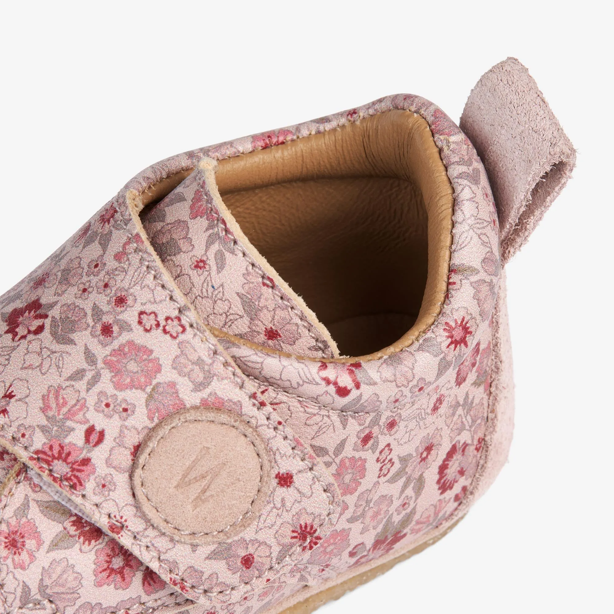 Dakota Print Indoor Shoe | Baby - rose dust flowers