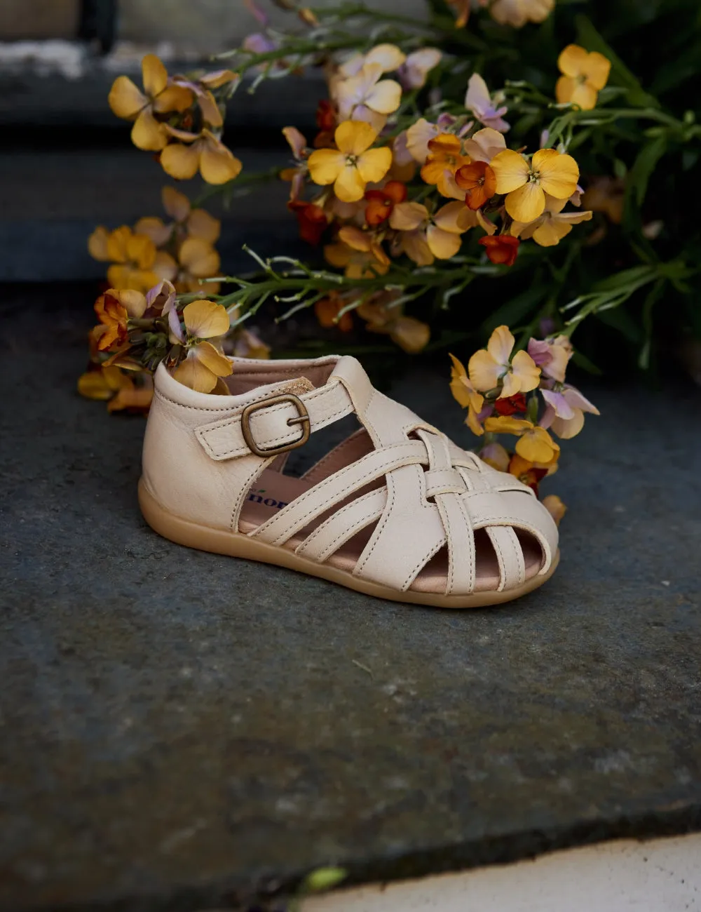 Diamond Starter Sandal - Cream