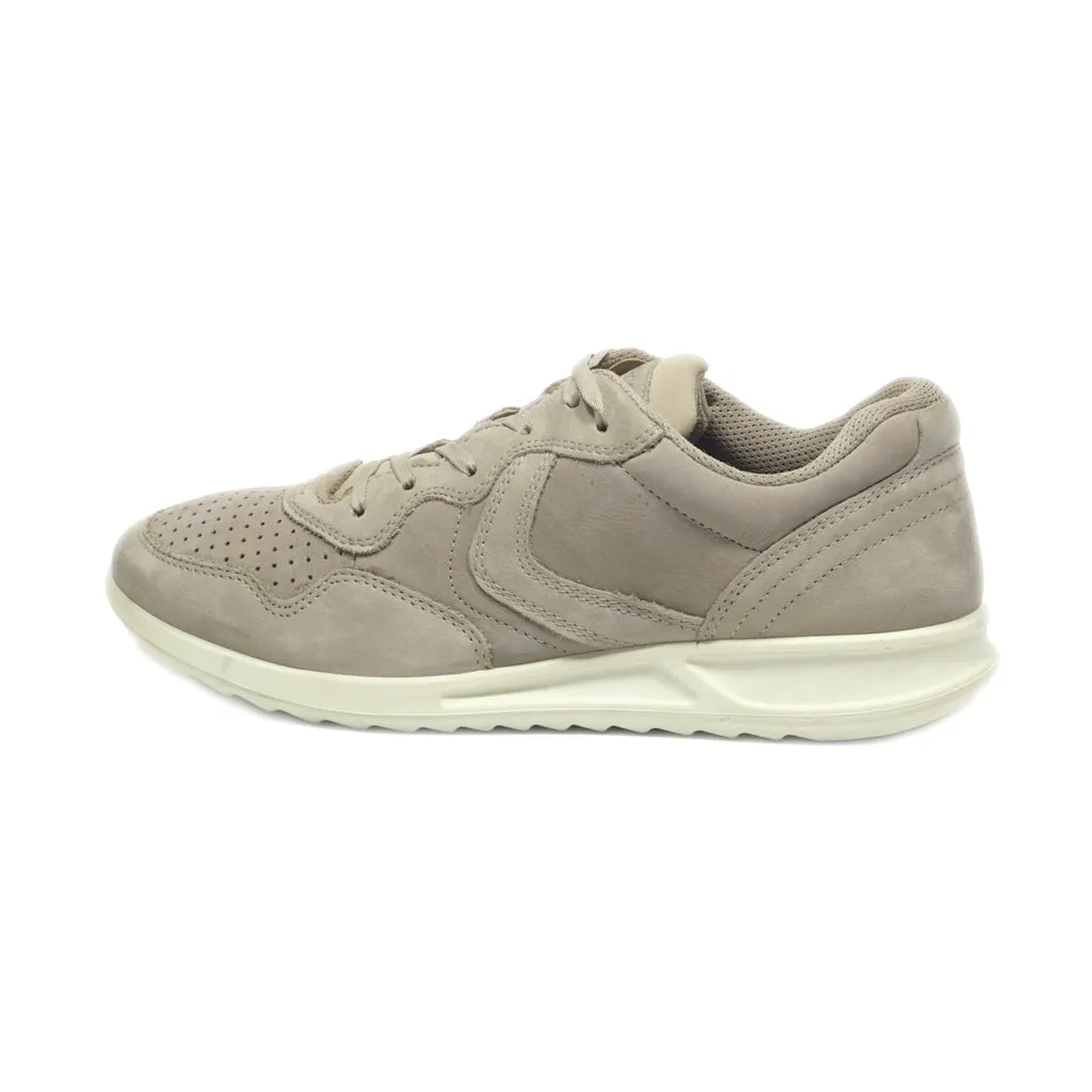 Ecco Low-Top Sneakers Leather Grey Colour For Women