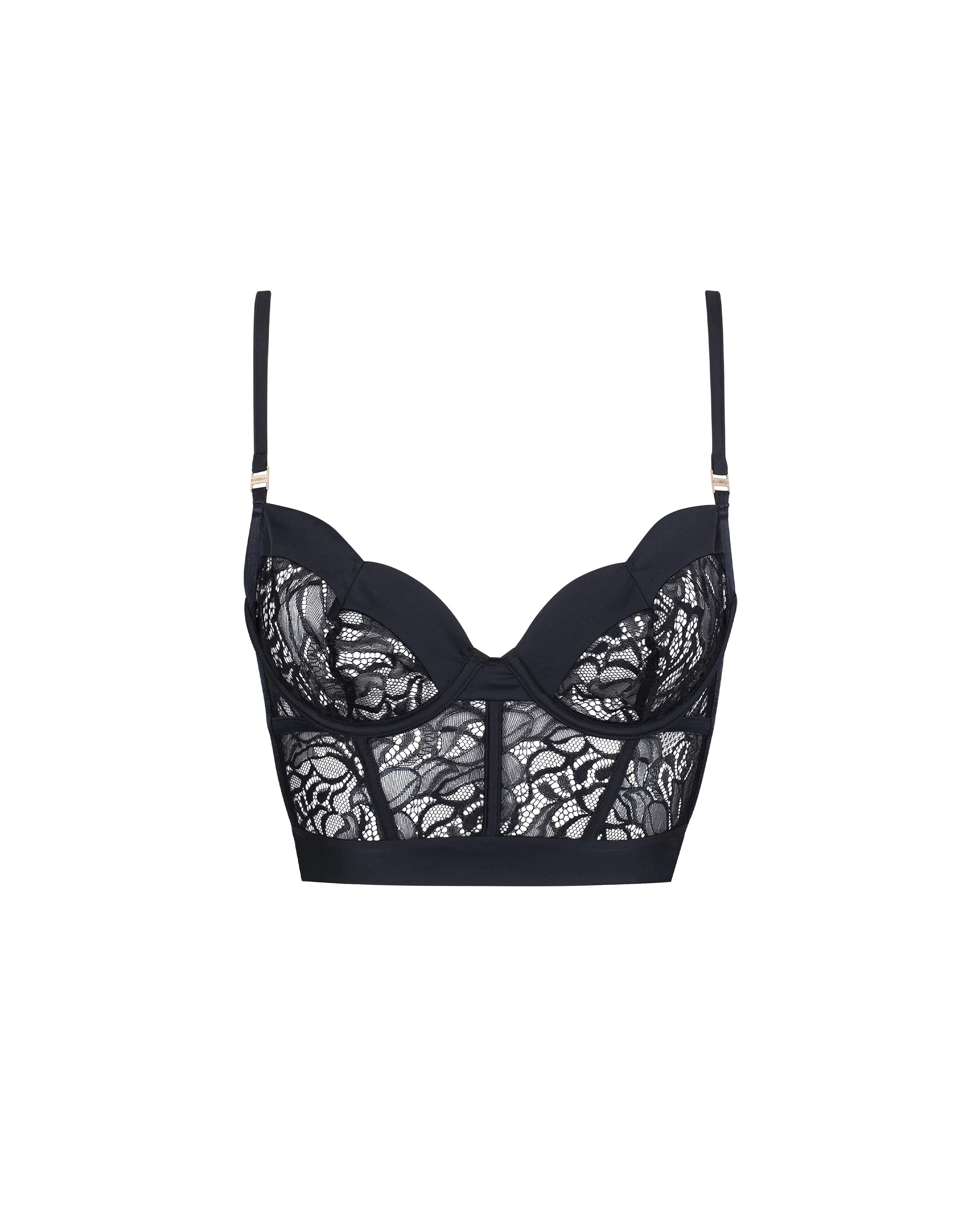 Eleanora Wired Bustier Black