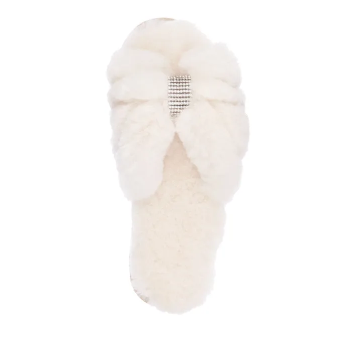 EMU Women's Corella CRYSTAL Natural Luxurious Sheepskin Scuff Slipper Mayberry NOT RETURNABLE