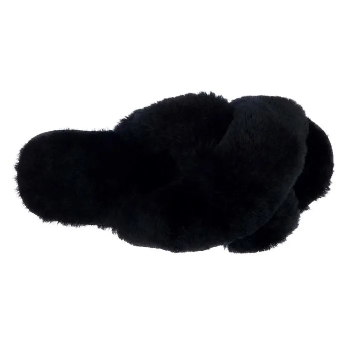 EMU Women's Mayberry Black Scuff Slipper