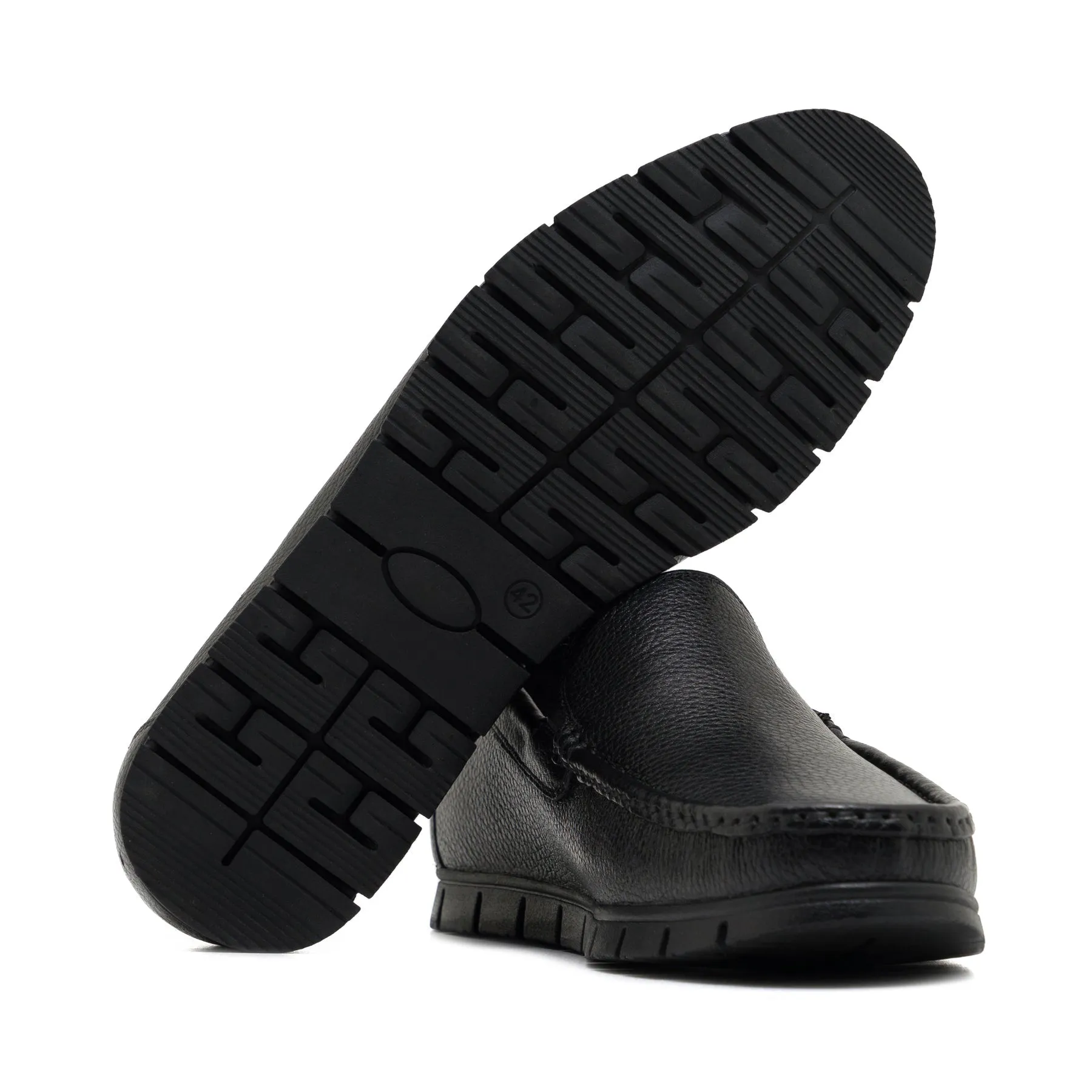 Eutalio Black Flexible Loafer