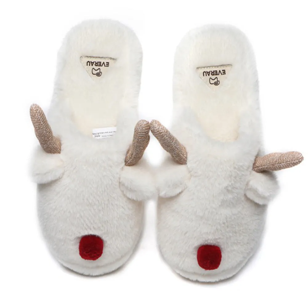 EVERAU Unisex Reindeer Slippers #EA2012