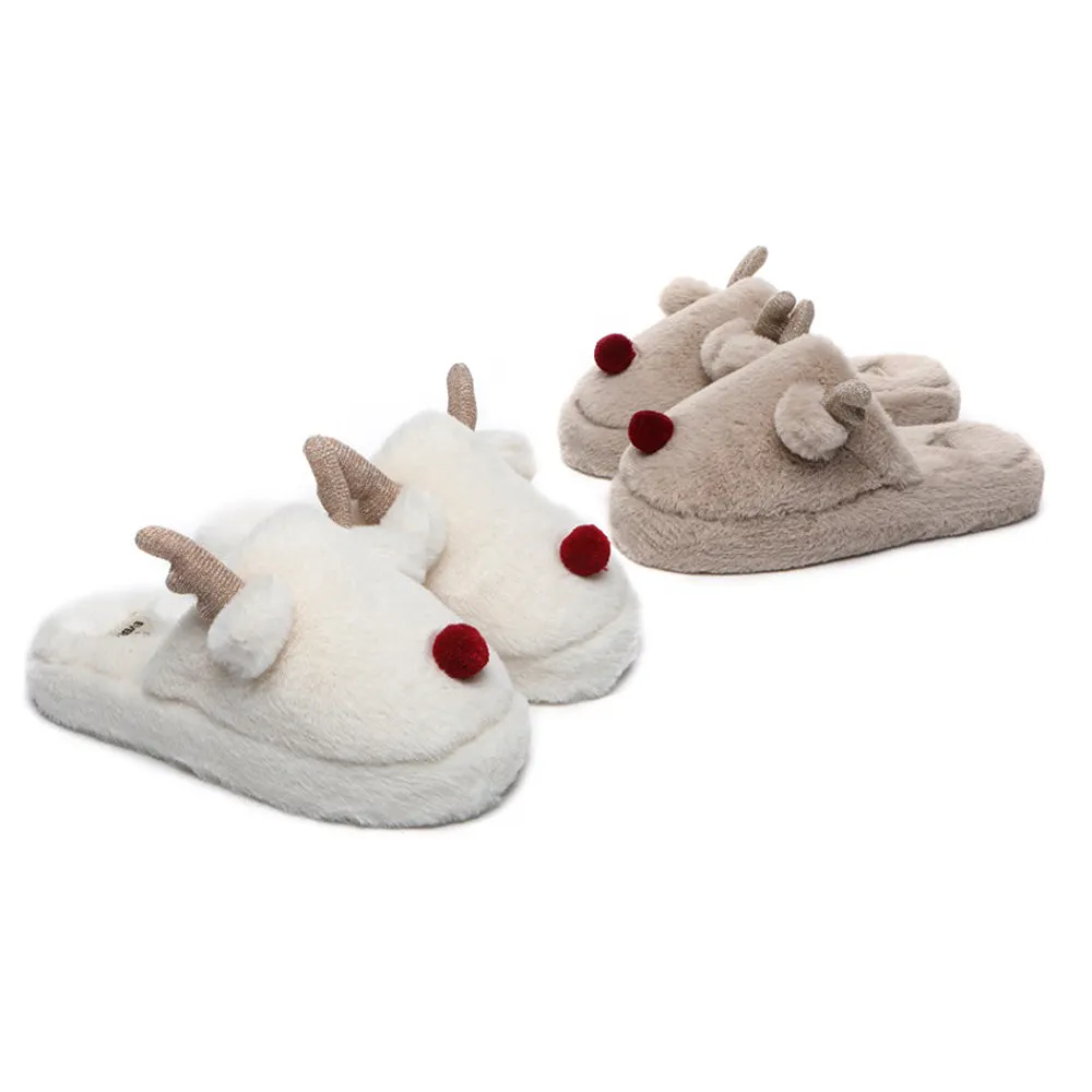 EVERAU Unisex Reindeer Slippers #EA2012