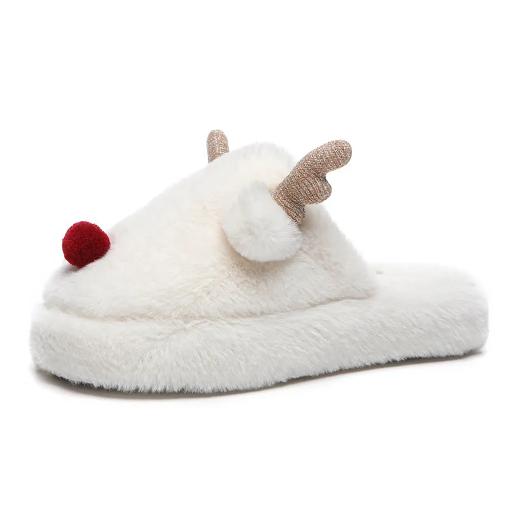 EVERAU Unisex Reindeer Slippers #EA2012