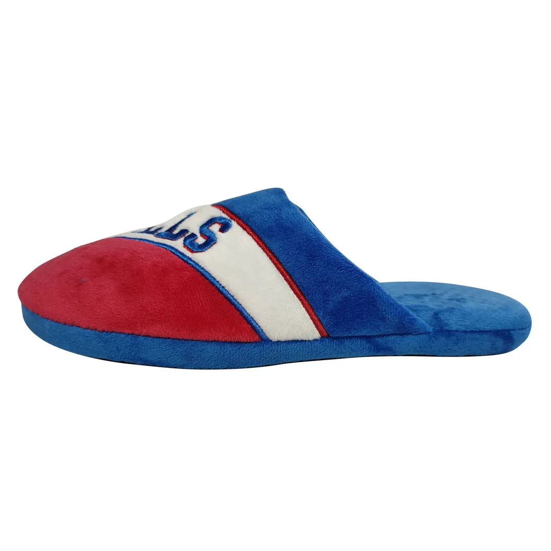 FOCO Men's NFL Buffalo Bills Action Curve Slippers