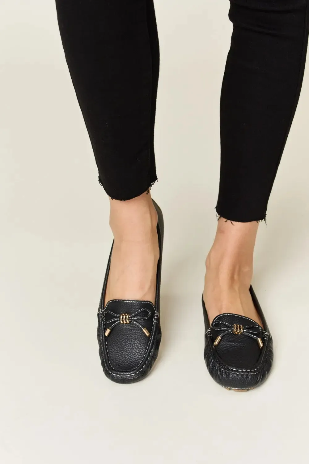 Forever Link Slip On Bow Flats Loafers