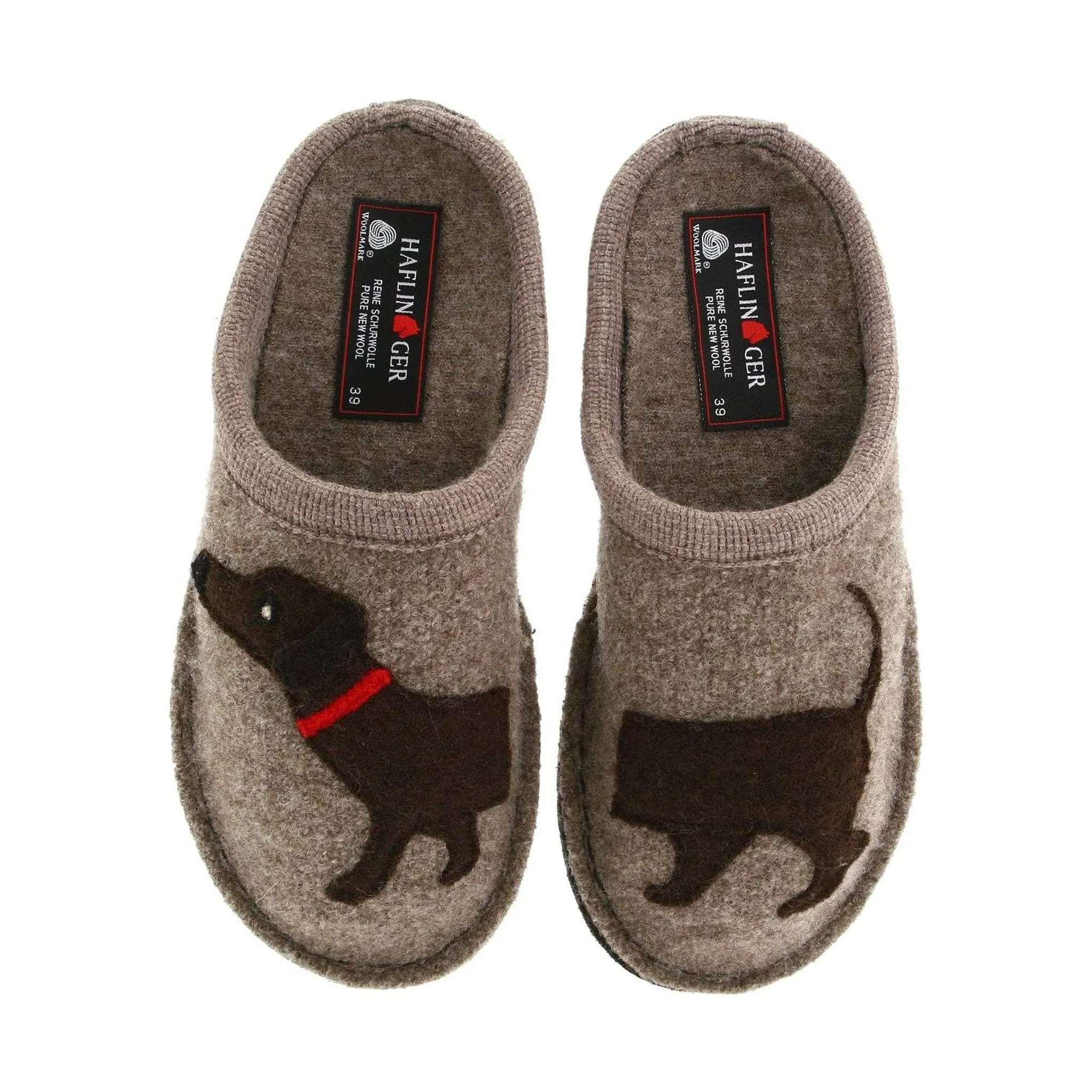 Haflinger Doggy Slippers - Earth