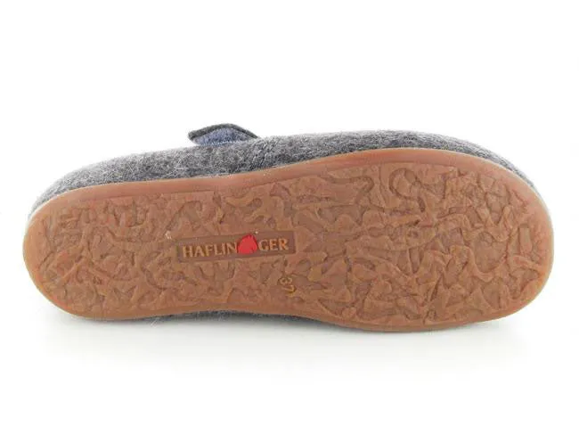 HAFLINGER Hook-and-Loop Slippers Everest Focus