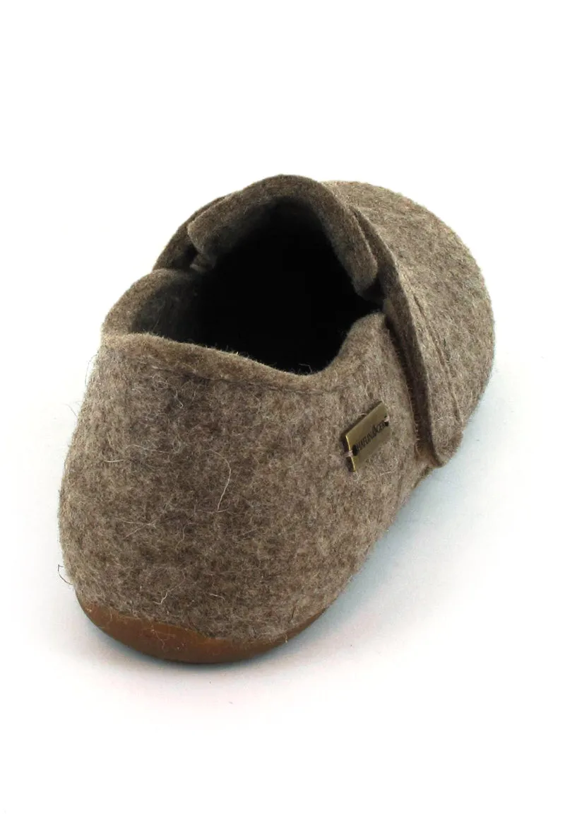 HAFLINGER Hook-and-Loop Slippers Everest Focus