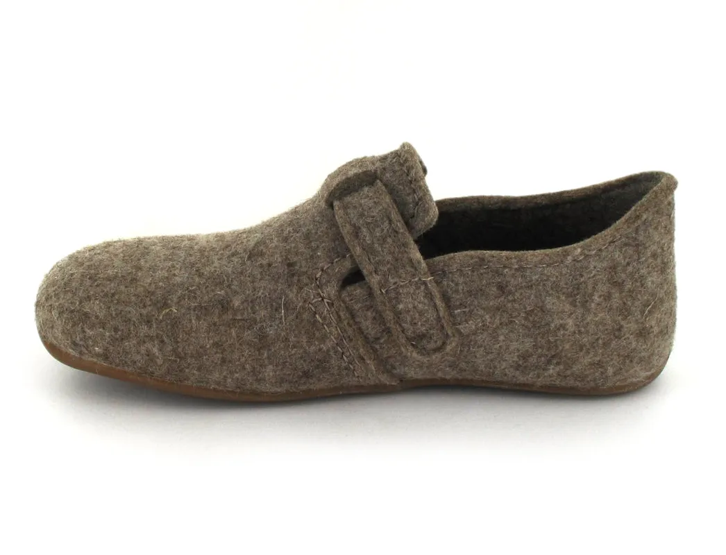 HAFLINGER Hook-and-Loop Slippers Everest Focus