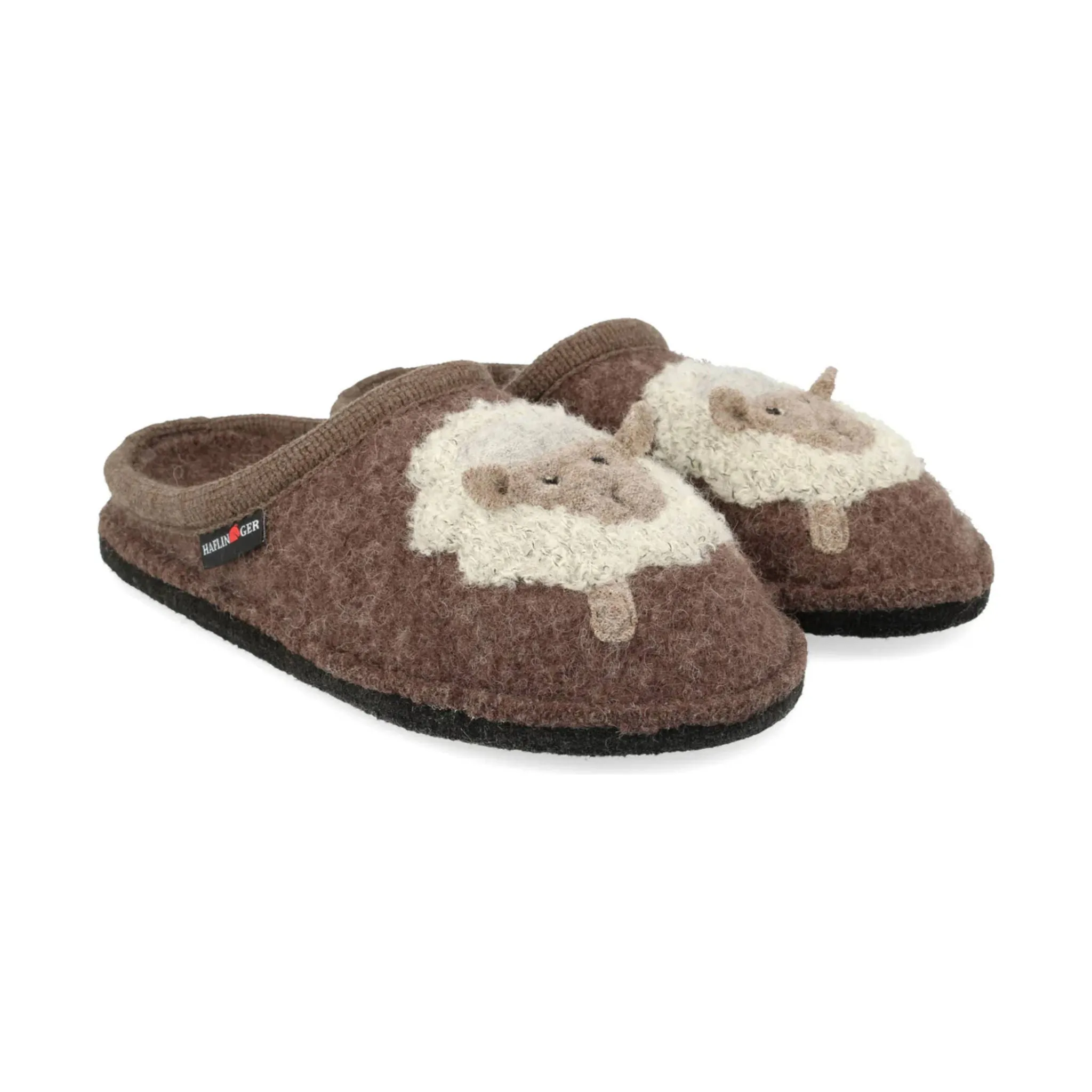 Haflinger Lamby Slippers - Brown