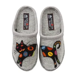 Haflinger Sassy Slipper (Women) - Silver Grey