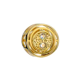 Harry Potter Sterling Silver Time Turner Spacer Gold Bead SB0100-G