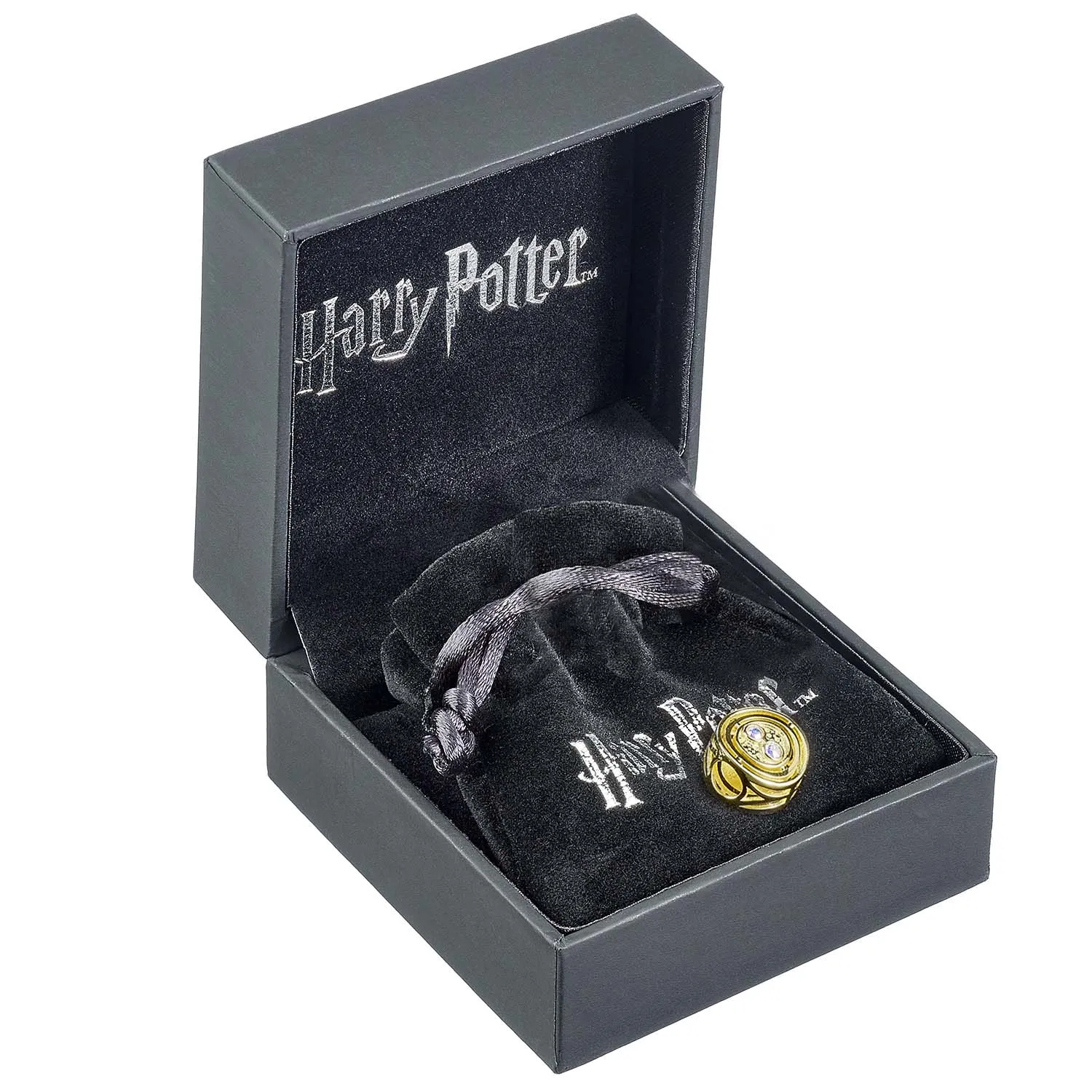 Harry Potter Sterling Silver Time Turner Spacer Gold Bead SB0100-G