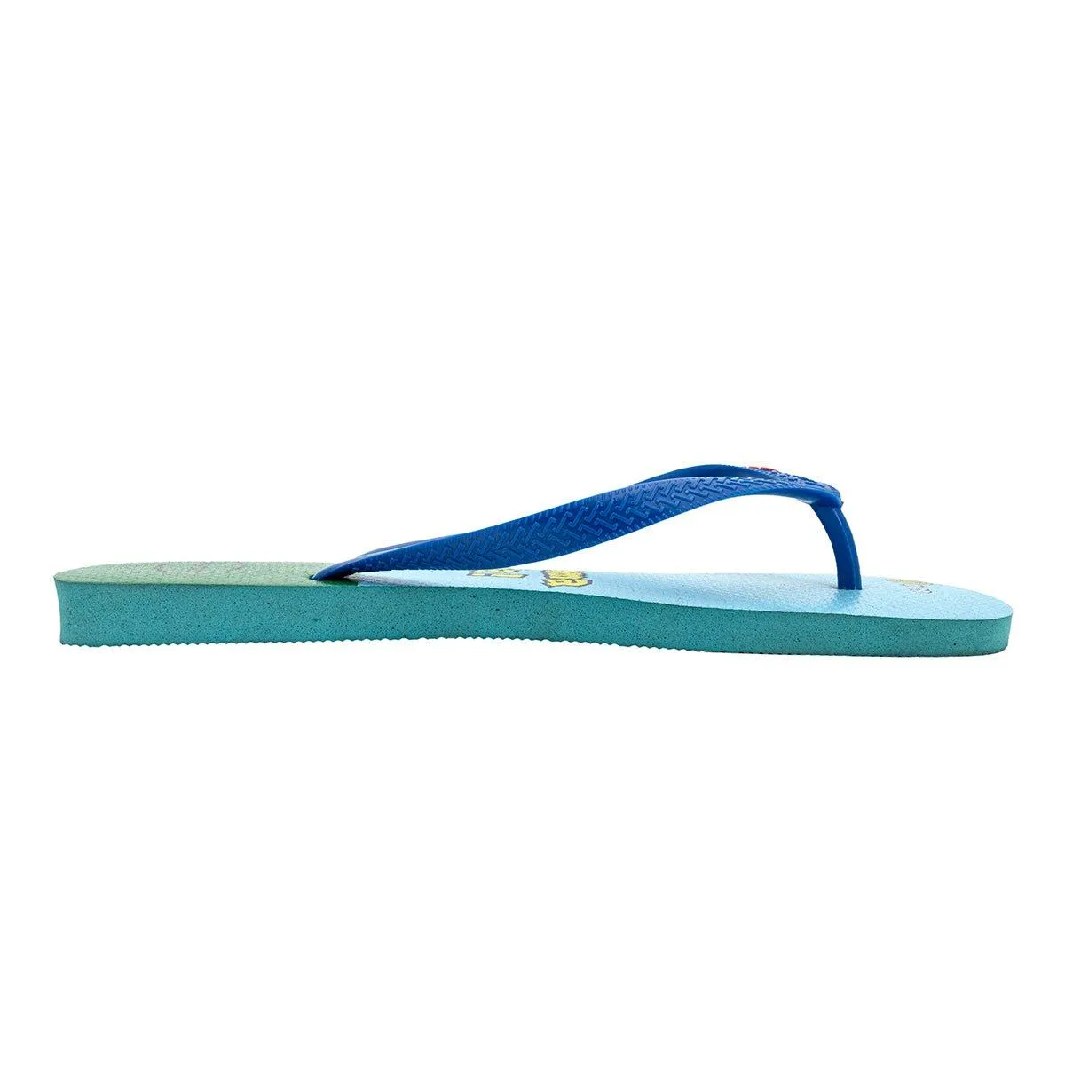 Havaianas Mario Bros Flip Flops Rubber Blue Colour For Men